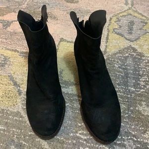 Lucky Brand suede boots.